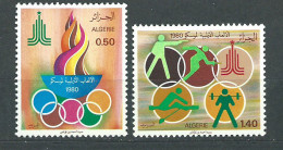 Argelia - Correo Yvert 714/5 ** Mnh  Olimpiadas De Moscu - Algerien (1962-...)