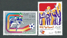 Argelia - Correo Yvert 753/4 ** Mnh Deportes Fútbol - Argelia (1962-...)