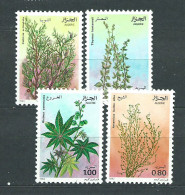 Argelia - Correo Yvert 762/5 ** Mnh  Flora - Argelia (1962-...)