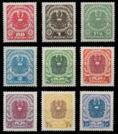 ÖSTERREICH 1920 Nr 312x-320x Postfrisch X742CDE - Unused Stamps