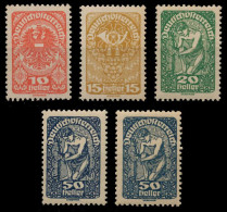 ÖSTERREICH 1919 Nr 260y-271ya Und Yb Postfrisch X742D02 - Unused Stamps