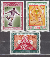 Argelia - Correo Yvert 474/6 * Mh Olimpiadas De Méjico - Argelia (1962-...)
