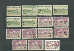 Argelia Paquetes Postales Yvert 130/44 ** Mnh - Algeria (1962-...)