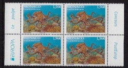 MONACO  - EUROPA-CEPT 2024 -"UNDERWATER FLORA And FAUNA"- BLOQUE De 4 V. -  + EUR - 2024