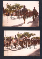 LOTE C/2 REAL PHOTOS MOÇAMBIQUE MOZAMBIQUE MILITARES DO EXÉRCITO MOÇAMBICANO EM DESFILE EM NAMPULA 1º DE MAIO 1977 - Afrika
