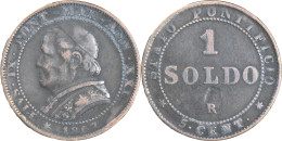 VATICAN - 1867 - 1 Soldo - Pie IX - Rome (R) - 20-072 - Vatican