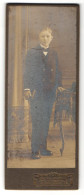 Fotografie Julius Grusche, Neugersdorf I/S, Portrait Knabe In Feierlichem Anzug  - Personnes Anonymes