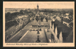 AK Wittenberg, Blick Auf Markt Mit Schlosskirche  - Wittenberg