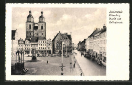 AK Wittenberg, Markt Mit Collegienstr.  - Wittenberg