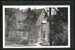 AK Sorge Im Harz, Das Gelbe-Haus Der Johanniter-Heilstätte  - Autres & Non Classés