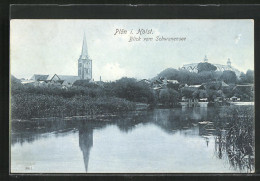 AK Plön I. Holst., Blick Vom Schwanensee Zur Kirche  - Plön