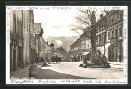 AK Murnau, Denkmal Auf Der Hauptstrasse  - Autres & Non Classés