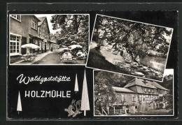 AK Eldagsen, Waldgaststätte Holzmühle, Terrasse, Aussenansicht  - Other & Unclassified