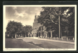 AK Husum, Kloster St. Jürgen Mit Theodor Storms Grab  - Husum