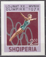 Albania Hojas 1972 Yvert 21 ** Mnh  Olimpiadas Munich - Albanie