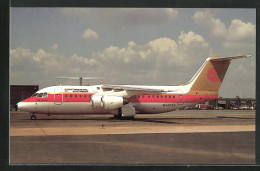 AK Flugzeug, Der Fluglinie Continental Express, BAe 146-200  - 1946-....: Modern Era