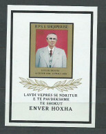 Albania Hojas 1985 Yvert 60 ** Mnh Personaje - Albanië