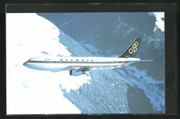 AK Flugzeug, Linienflugzeug Der Fluglinie Olympic, Airbus A300  - 1946-....: Moderne