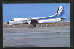 AK Flugzeug, Linienflugzeug Der Fluglinie Air Nippon, Namc YS-11A-523  - 1946-....: Ere Moderne