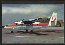 AK Flugzeug, Linienflugzeug Der Fluglinie Frontier Airlines, DeHavilland Canada DHC-6 Twin Otter  - 1946-....: Ere Moderne