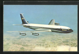 AK Flugzeug Der Fluglinie BOAC, Boeing 707  - 1946-....: Modern Era