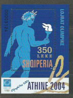 Albania Hojas 2004 Yvert 116 ** Mnh Juegos Olimpicos De Verano Atenas - Albania