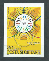 Albania Hojas 1994 Yvert 79 ** Mnh Comite Olimpico - Albanië