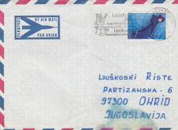 Switzerland Letter Via Yugoslavia 1978,machine Stamp Motive - Mermaid - Brieven En Documenten