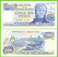 ARGENTINA 5000 PESOS ND 1977/1983 P-305b UNC - Argentina