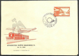 .Yugoslavia, 1960-09-24, Slovenia, Maribor, Post Office Opening, Spec Postmark & Cover - Autres & Non Classés