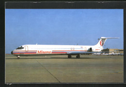 AK Flugzeug Der Fluglinie Minerve, McDonell Douglas MD-83  - 1946-....: Moderne