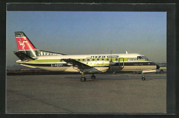 AK Flugzeug Der Fluglinie Manx Sky Hopper, Saab 340  - 1946-....: Ere Moderne