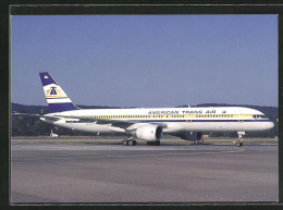 AK Flugzeug, Linienflugzeug Der Fluglinie American Trans Air, Boeing 757-212  - 1946-....: Modern Tijdperk