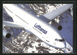 AK Flugzeug, Linienflugzeug Der Fluglinie Lufthansa, Airbus A340-200  - 1946-....: Modern Tijdperk