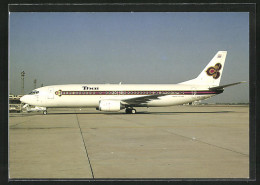 AK Flugzeug, Linienflugzeug Der Fluglinie Thai Airways, Boeing 737-4D7  - 1946-....: Modern Tijdperk