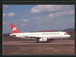 AK Flugzeug, Linienflugzeug Der Fluglinie Indian Airlines, Airbus A 320-231  - 1946-....: Ere Moderne