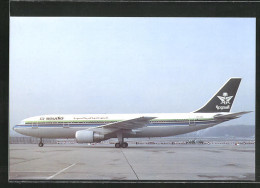 AK Flugzeug, Linienflugzeug Der Fluglinie Saudia, Airbus A300-620  - 1946-....: Modern Tijdperk