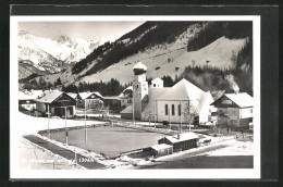 AK St. Anton Am Arlberg, Ortspartie Mit Kirche Im Winterglanz  - Autres & Non Classés