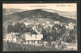 AK Bad Landeck I. Schles., Panorama Mit Bismarckkoppe  - Schlesien