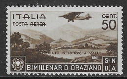 Italia Italy 1936 Regno Orazio Aerea C50 Sa N.A96 Nuovo SG - Ungebraucht