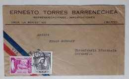 Pérou - Enveloppe à Air Circulé Avec Timbres. - Peru