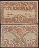 DÄNEMARK - DENMARK 10 KRONER 1942 F/VF Pick 31L   (19863 - Denemarken