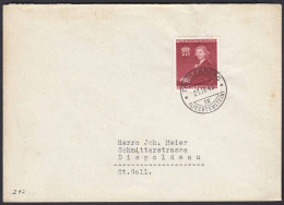 Liechtenstein 27.4.1943 Brief Triesenberg N.Diepoldsau Mi.212    (22695 - Andere & Zonder Classificatie