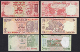 Indien - India 5, 10,20 RUPEES Banknote UNC (1)  (19760 - Other - Asia