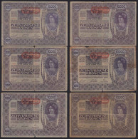 Österreich - Austria 6 St. á 10000 10.000 Kr. 1919 Pick 66 2. Auflage Gebraucht - Oostenrijk