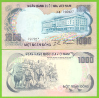 VIETNAM 1000 DONG ND 1972  P-34  UNC - Viêt-Nam