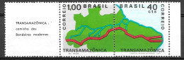 Brasil Brazil 1971 - Transamazónica - RHM C699-C700 (com Legenda) - Neufs