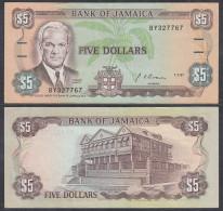 JAMAIKA - JAMAICA 5 Dollars Banknote 1991 Pick 70d  VF+ (3+)      (27322 - Altri – America