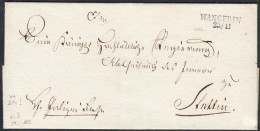 Westpommern WANGERIN (Węgorzyno) L2 Ca.1825 Umschlag Nach STETTIN  (27352 - Otros & Sin Clasificación