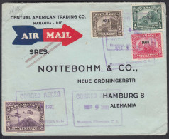 Nicaragua 1931 Bedarfsbrief Von Managua Nach Hamburg     (28398 - Nicaragua